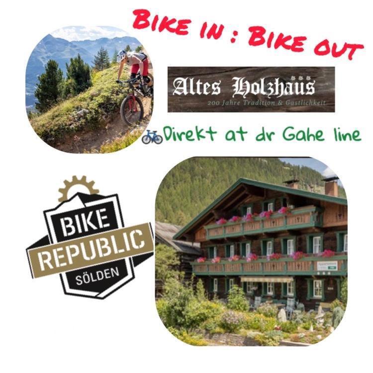 Altes Holzhaus Lejlighed Sölden Eksteriør billede